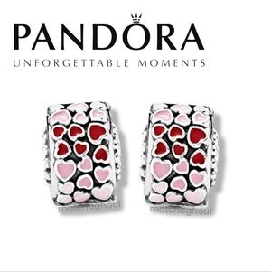 Pandora Burst of Love Clip Charms